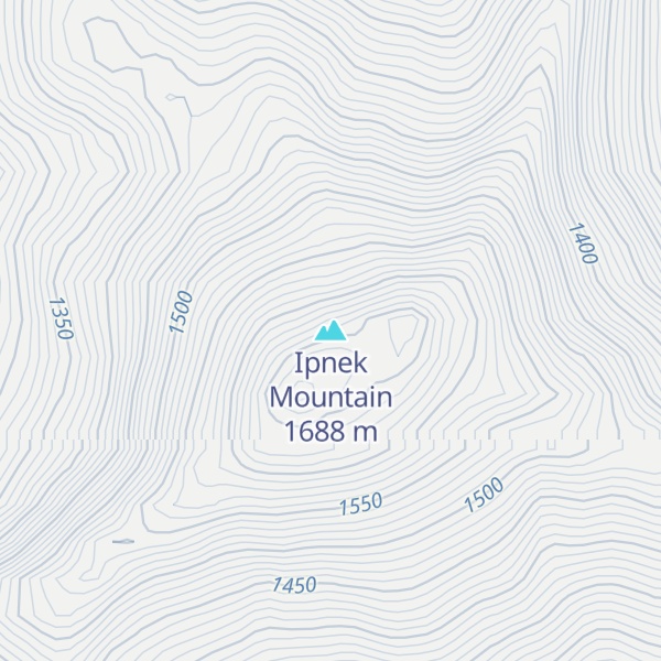 Map of Ipnek Mountain
