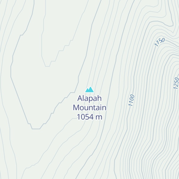 Map of Alapah Mountain