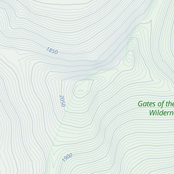 Map of Fan Mountain