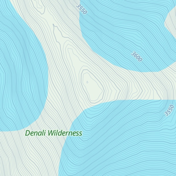 Map of Mount Crosson