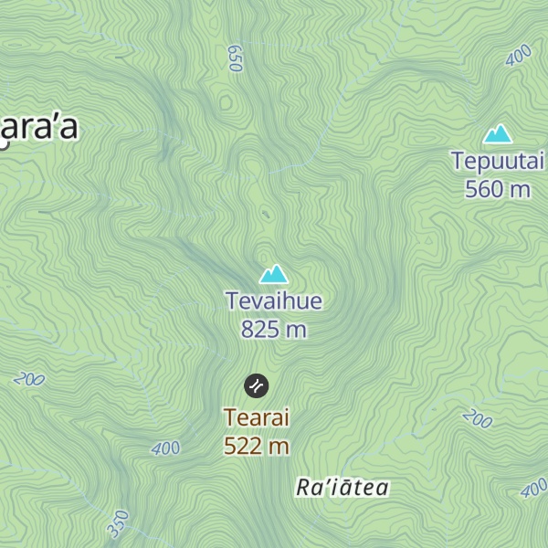 Map of Tevaihue