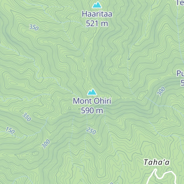 Map of Mont Ohiri