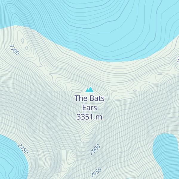 Map of The Bats Ears