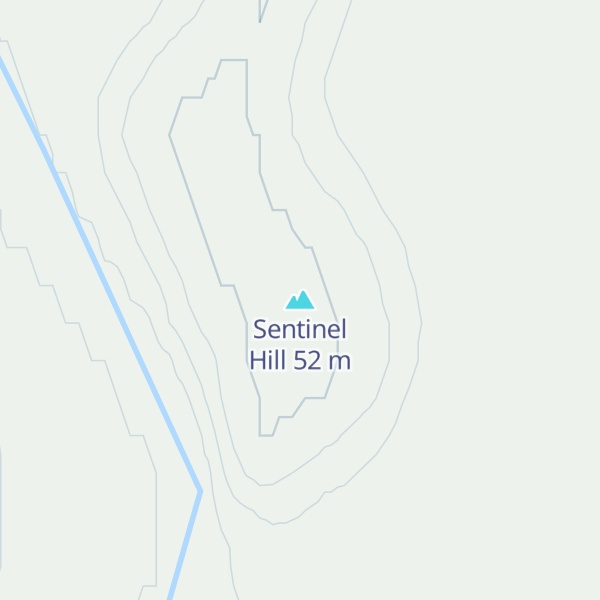 Map of Sentinel Hill