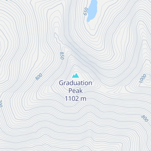Map of Graduation Peak