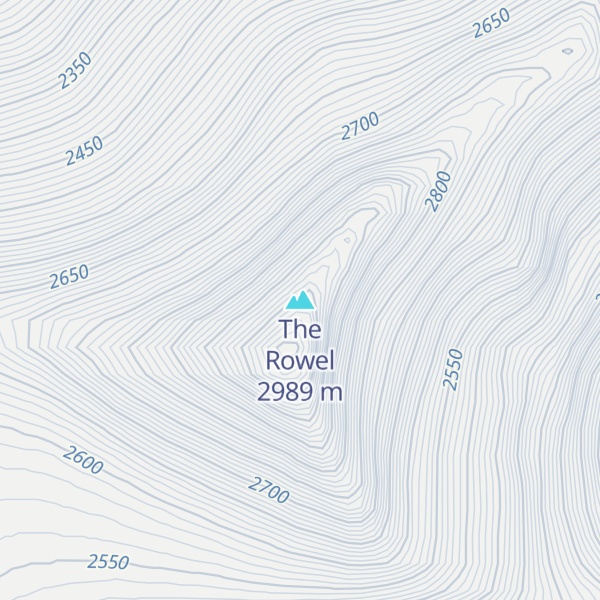 Map of The Rowel