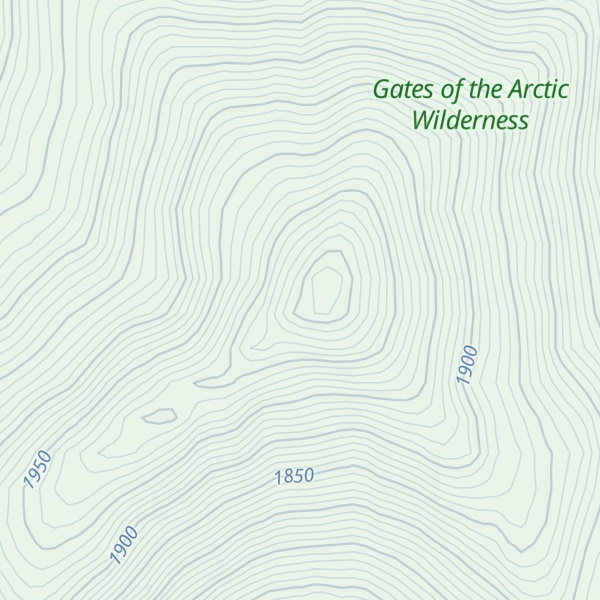 Map of Inualurak Mountain
