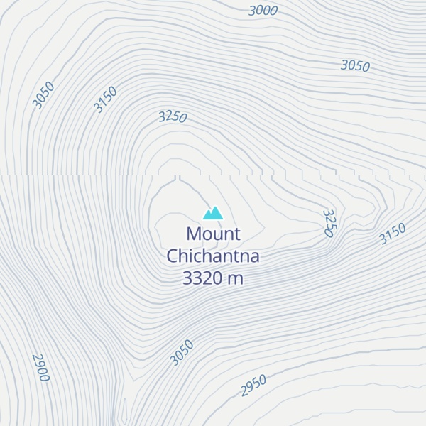 Map of Mount Chichantna