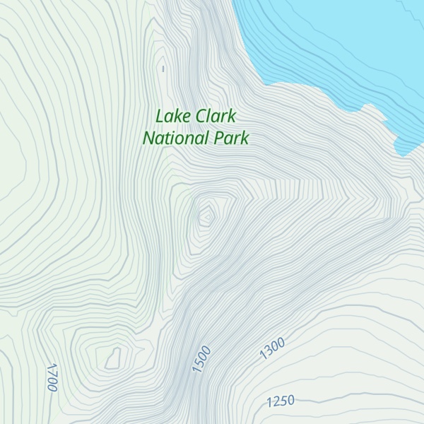 Map of Black Peak
