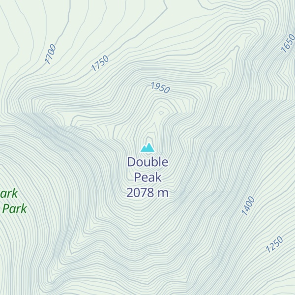 Map of Double Peak