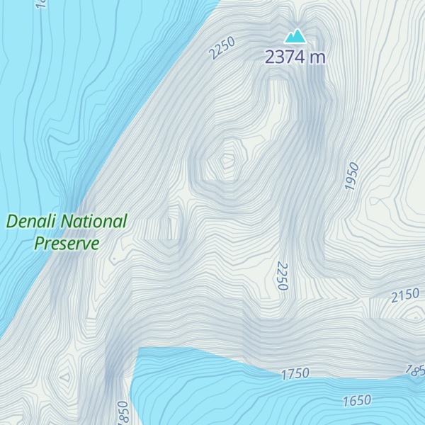 Map of Kichatna Spire
