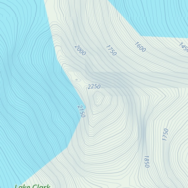 Map of North Twin