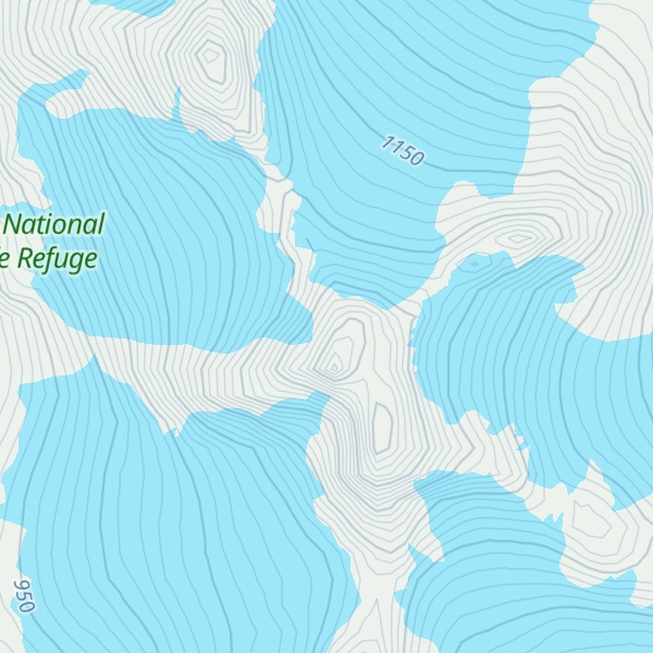 Map of Mount Glottof