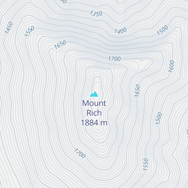 Map of Mount Rich