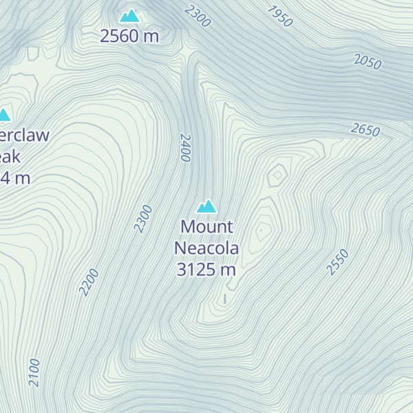 Map of Mount Neacola