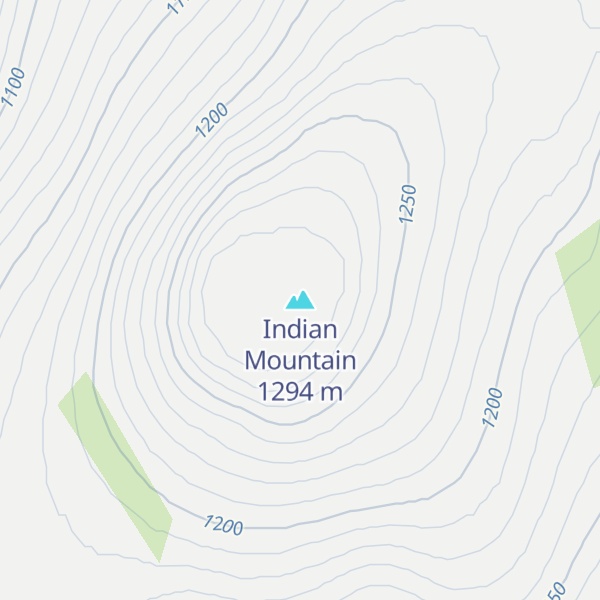 Map of Indian Mountain