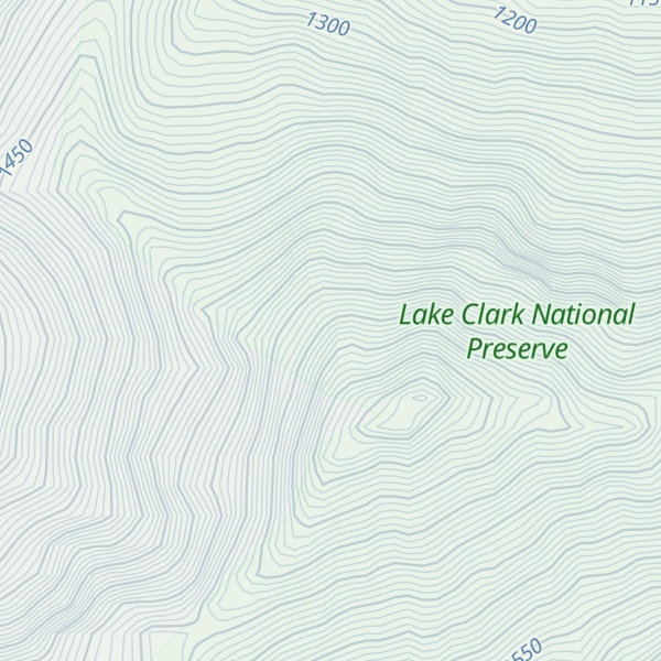Map of Tex Peak