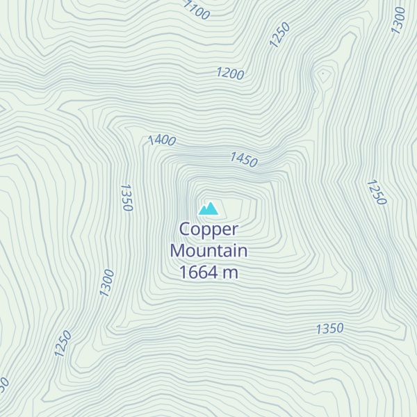 Map of Copper Mountain