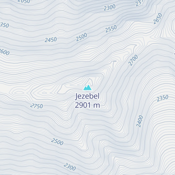 Map of Jezebel