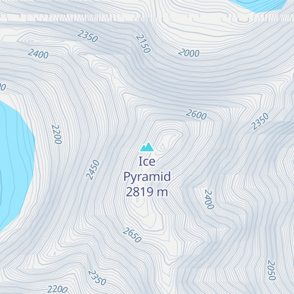Map of Ice Pyramid