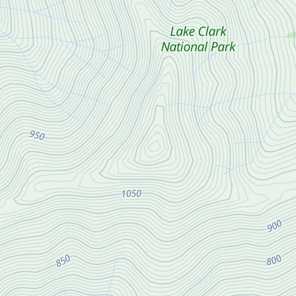 Map of Tanalian Mountain