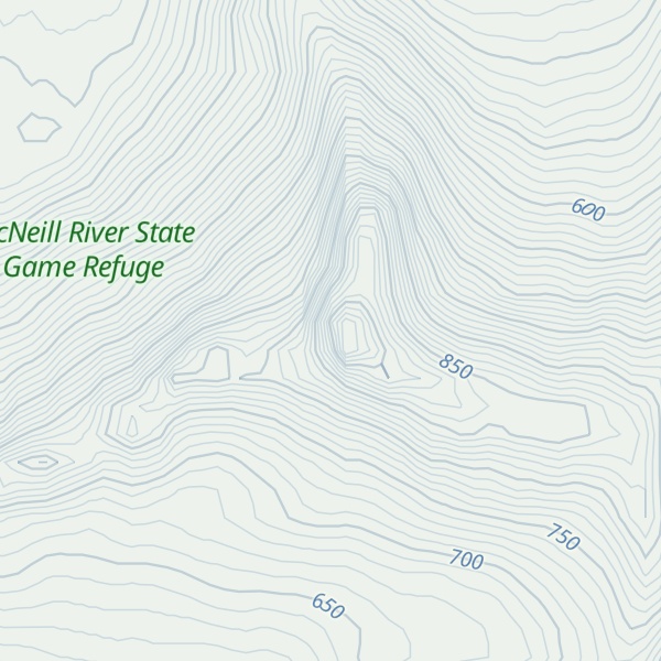 Map of Chenik Mountain