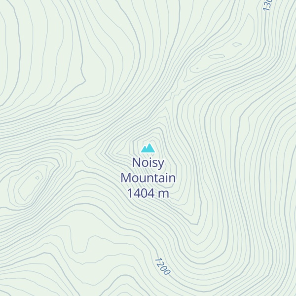 Map of Noisy Mountain
