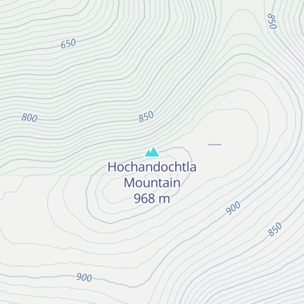 Map of Hochandochtla Mountain