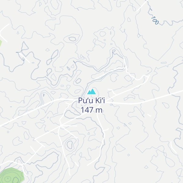 Map of Puʻu Kiʻi