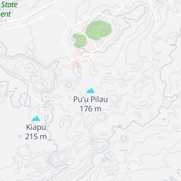 Map of Pu'u Pilau