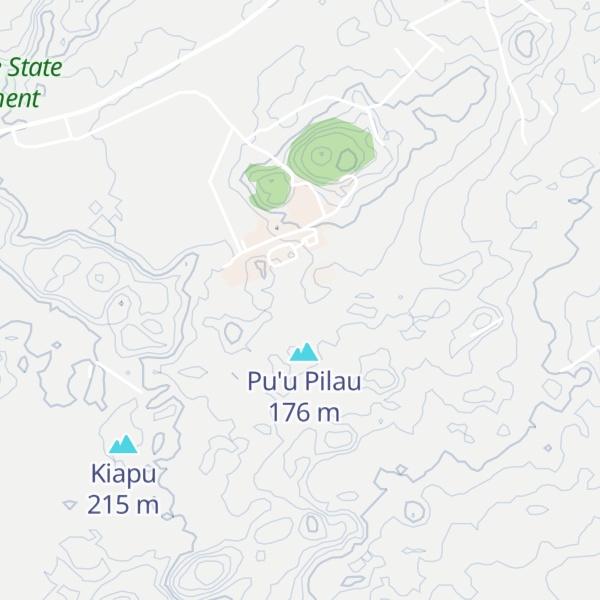Map of Puu Pilau