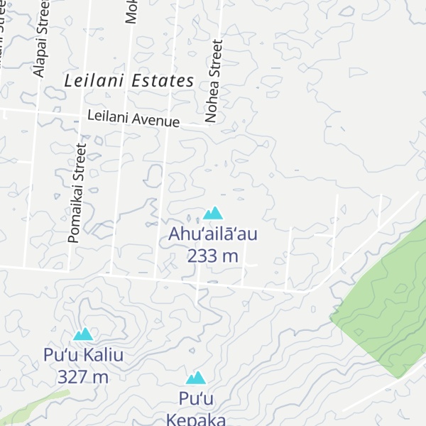 Map of Ahuʻailāʻau