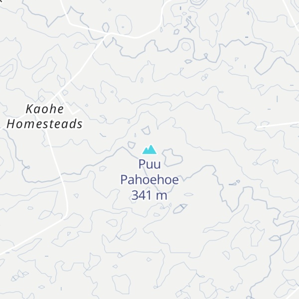 Map of Puu Pahoehoe