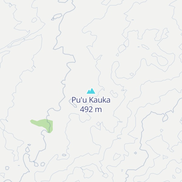 Map of Pu'u Kauka