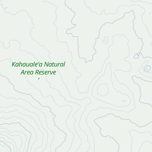 Map of Puu Kahaualea