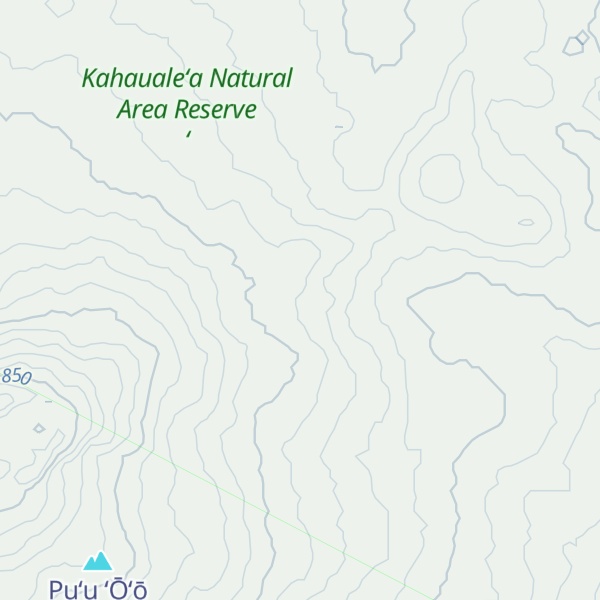 Map of Puu Halulu