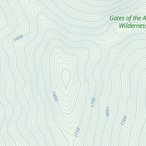 Map of Cravens Peak