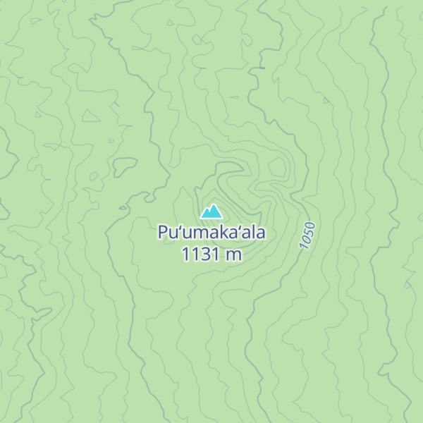 Map of Puʻumakaʻala