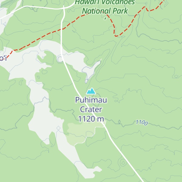 Map of Puhimau Crater