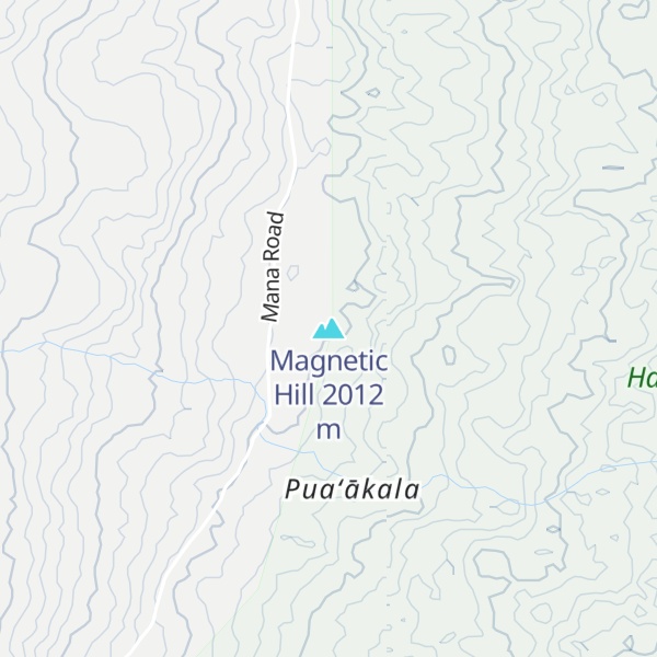 Map of Magnetic Hill