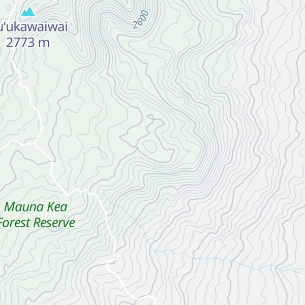 Map of Puʻukahinahina