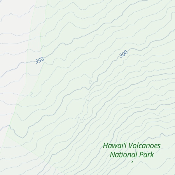 Map of Lava Plastered Cones