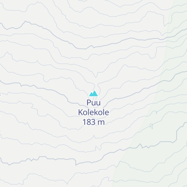 Map of Puu Kolekole