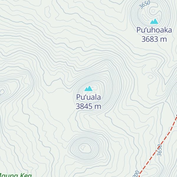 Map of Puʻuala