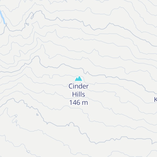 Map of Cinder Hills