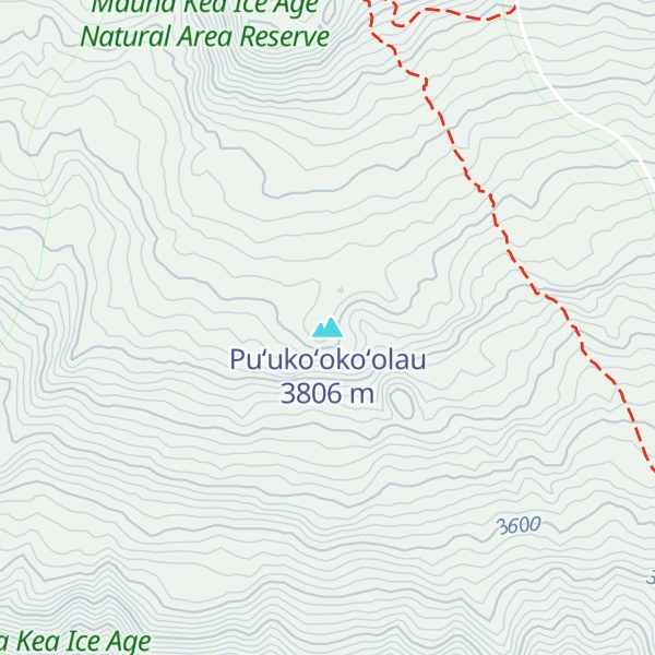 Map of Puʻukoʻokoʻolau