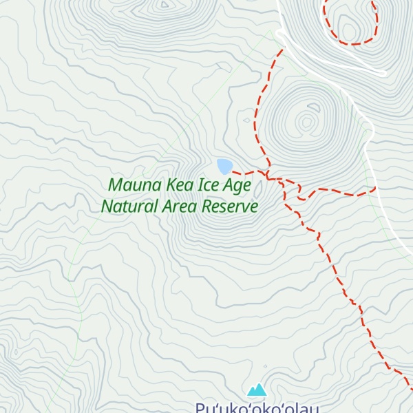 Map of Puʻuwaiau