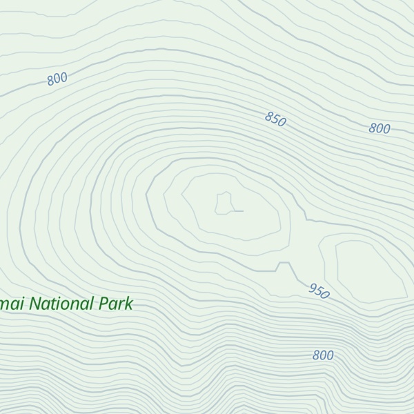 Map of Mount La Gorce