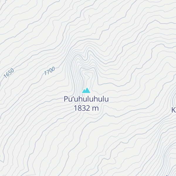 Map of Pu'uhuluhulu