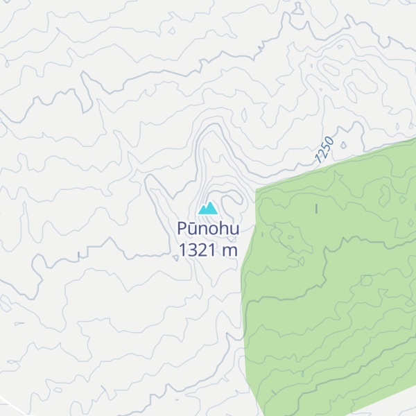 Map of Pūnohu